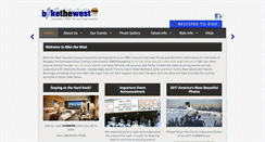 Desktop Screenshot of bikethewest.com